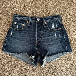 NEW levi's 501 denim shorts
